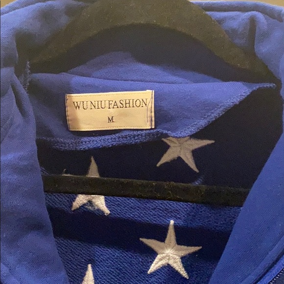 Blue American flag track jacket - Picture 4 of 5